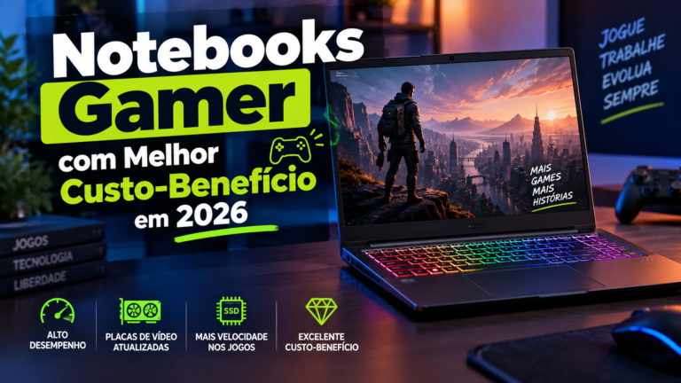 🎮 Top 5 Notebooks Gamer com Melhor Custo-Benefício em 2026